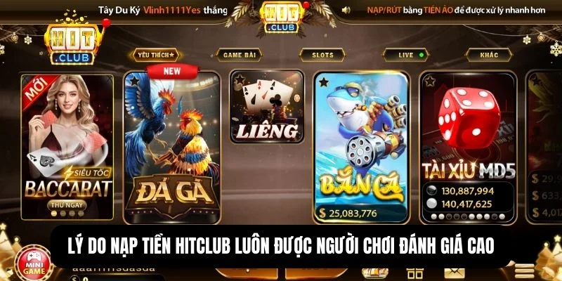 Nạp tiền Hitclub